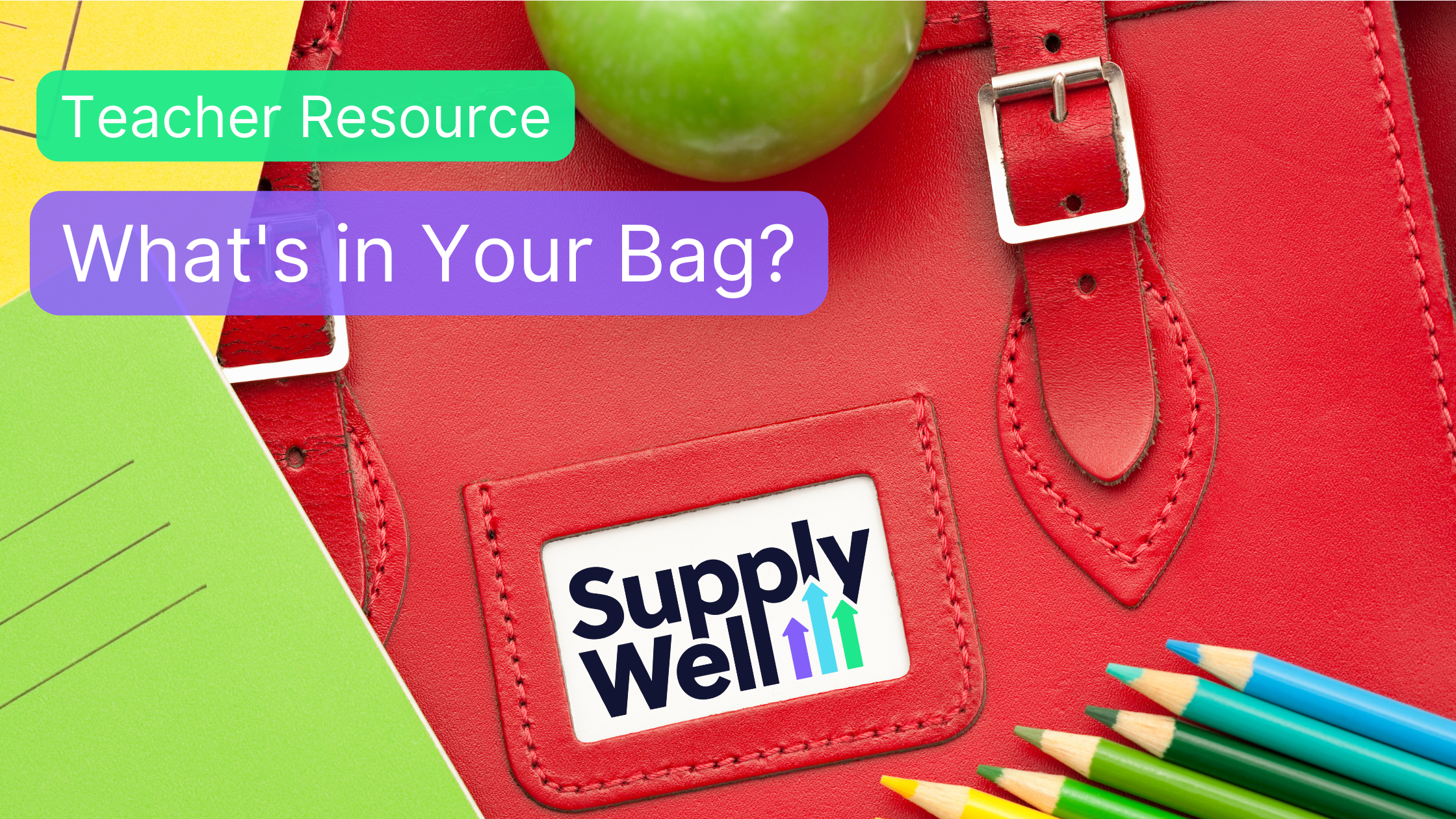 Supply teacher resources – what’s in your bag?